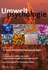 Cover von Schwerpunkt: Jubilumsheft 20 Jahre Umweltpsychologie